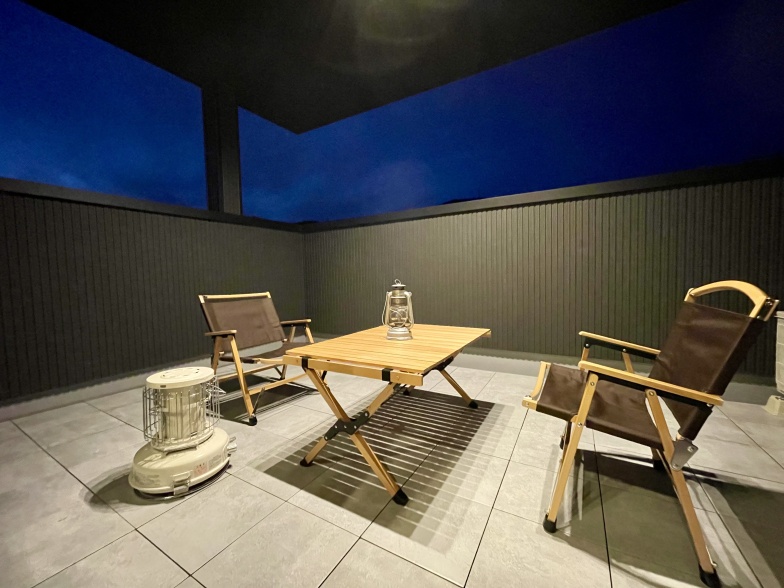 enjoy on the inner balcony